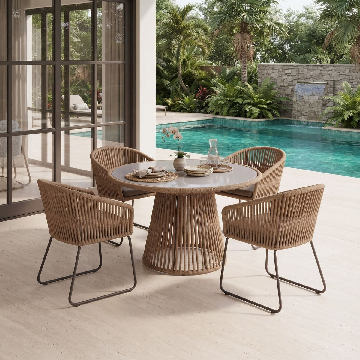 5-Piece Outdoor Patio Dining Set