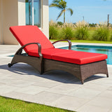 Outdoor All-Weather Wicker Lounger