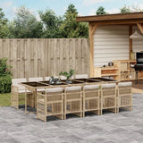 10 Seater Outdoor Rattan Wicker Dinning Set