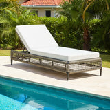 Outdoor All-Weather Rope Lounger with Cushions