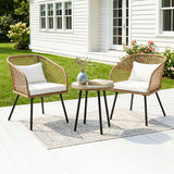 Outdoor Wicker 3-Piece Patio Set