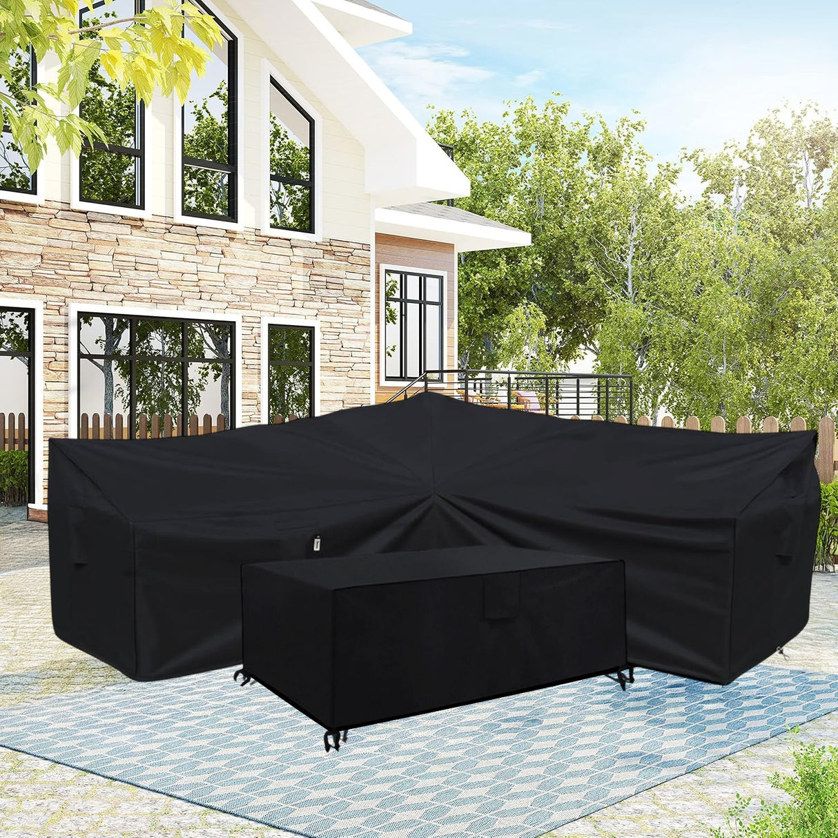L-Shape Sofa Set Cover