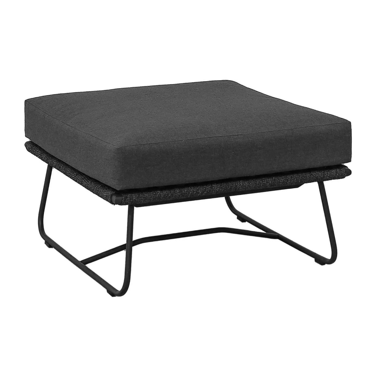Outdoor All-Weather Rope Ottoman