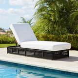 Outdoor All-Weather Rope Lounger with Cushions