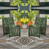 2-Piece Outdoor Rope Patio Chairs