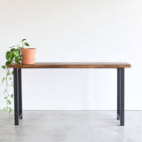Sheesham Wood Top Modern Console Table