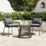 Outdoor Patio Garden 3 Piece All Weather Resistant Furniture Set