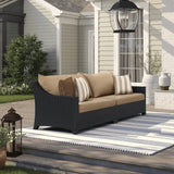 Outdoor All-Weather Rattan Wicker Three Seater Sofa
