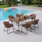 7-Piece Outdoor Patio Dining Set