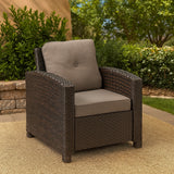 1-Piece Outdoor Wicker Single Seater Sofa