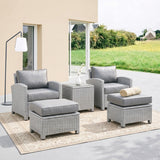 5 Pieces Patio Furniture Set