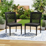 Outdoor Rattan Wicker Patio Dining Chairs