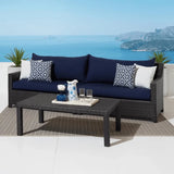 Outdoor All-Weather Rattan Wicker Three Seater Sofa