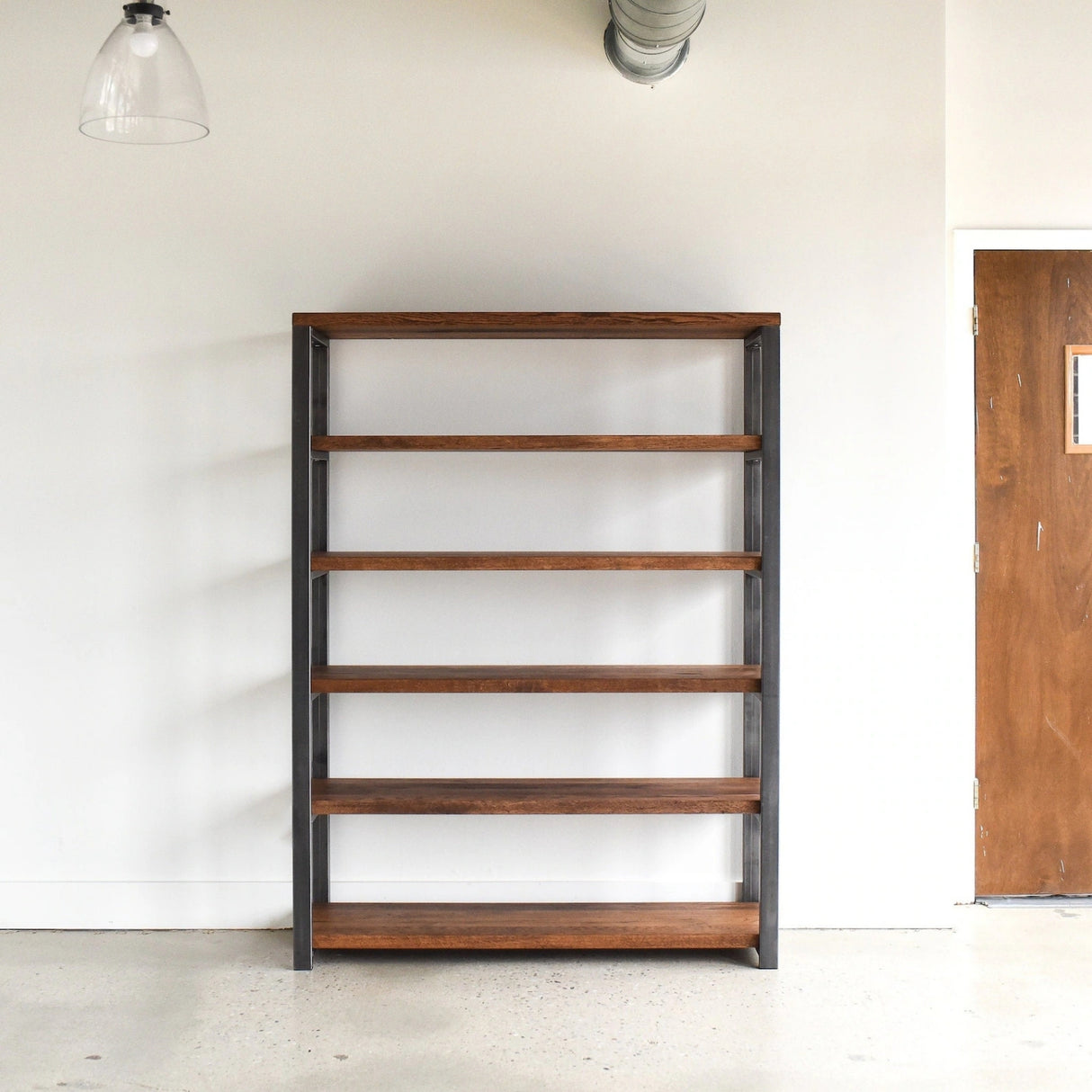 6-Tier Sheesham Wood Top Book Shelf