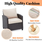3-Piece Outdoor Rattan Wicker Patio Set