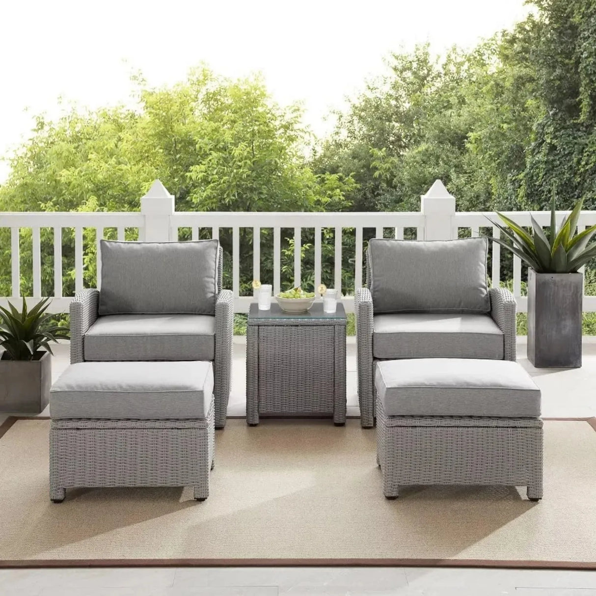 5 Pieces Patio Furniture Set