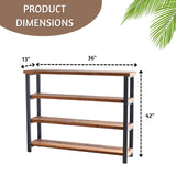 4-Tier Sheesham Wood Top Book Shelf