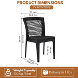 Outdoor Rattan Wicker Patio Dining Chairs