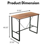 Outdoor Bar Table With Wooden Top