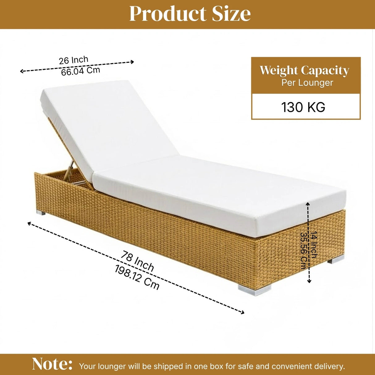 Outdoor 2-Piece Chaise Lounge Chair with Adjustable Settings and Cushions