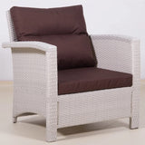 Outdoor All-Weather Wicker Single Seater Sofa