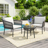 3-Piece Rope Patio Set - Perfect for Outdoor