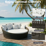 Outdoor Rope Round Patio Daybed Sofa
