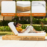 Outdoor All-Weather Rope Lounger with Cushions