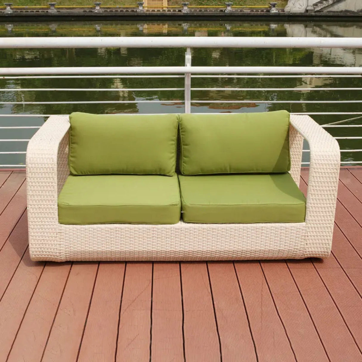 4-Piece Outdoor Rattan Wicker Patio Sofa Set