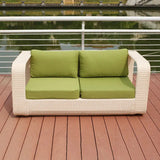 4-Piece Outdoor Rattan Wicker Patio Sofa Set