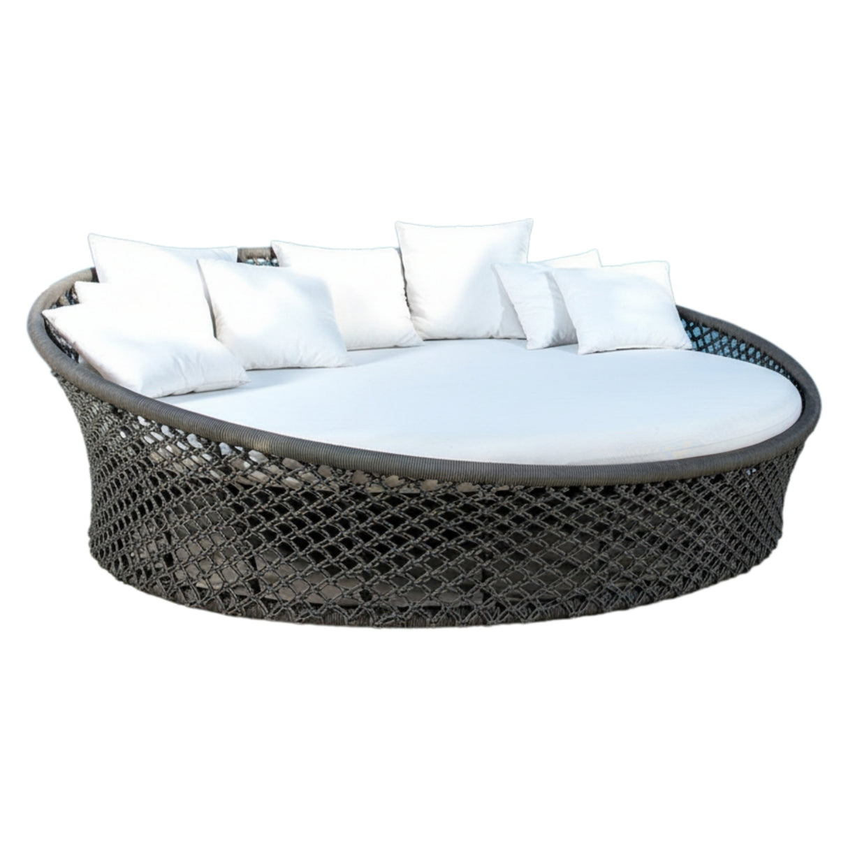 Outdoor Rope Round Patio Daybed Sofa