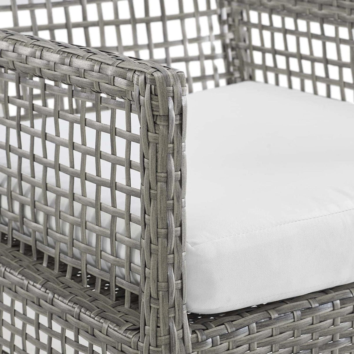 1-Piece Outdoor Rattan Wicker Patio Dining Chair