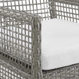 1-Piece Outdoor Rattan Wicker Patio Dining Chair
