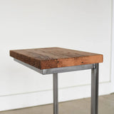 Solid Sheesham Wood C-Shape Corner Side Small End Table