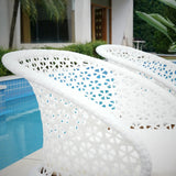 7 Pieces Outdoor Wicker Dining Set with Double Tone Armchairs