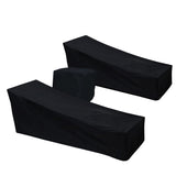 Outdoor Double Lounger With Table Cover