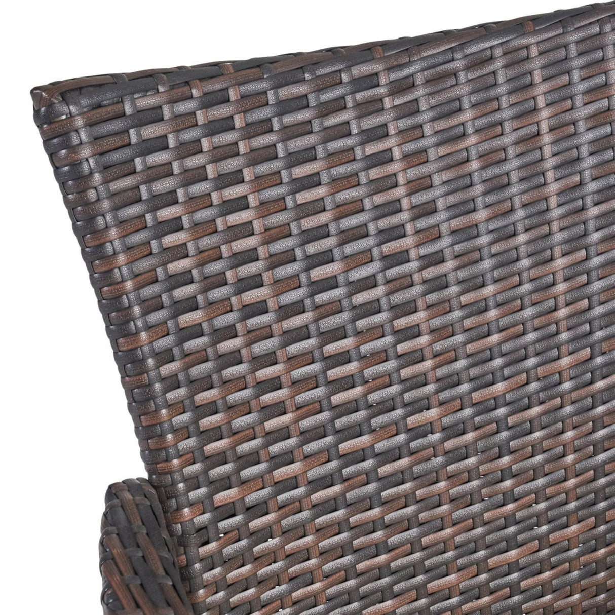 2-Piece Outdoor Rattan Wicker Patio Dining Chairs