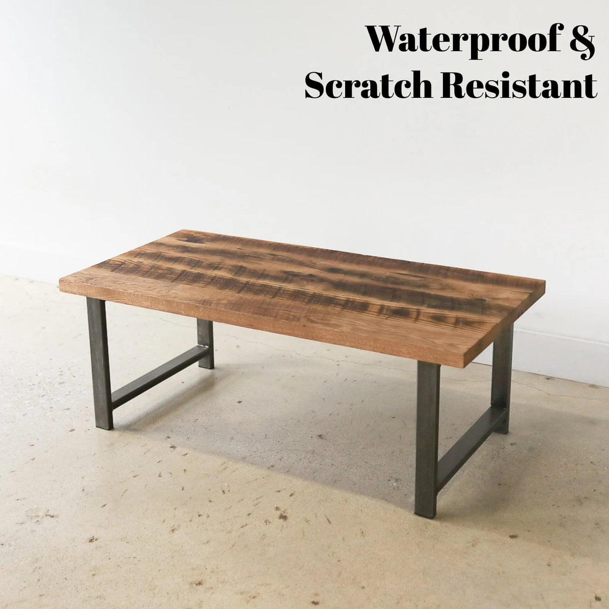 Natural Wooden Top Coffee Table