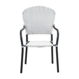 4-Piece Outdoor Rattan Wicker Patio Chairs