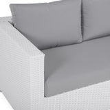 7-Piece L-Shaped Outdoor Sectional Sofa