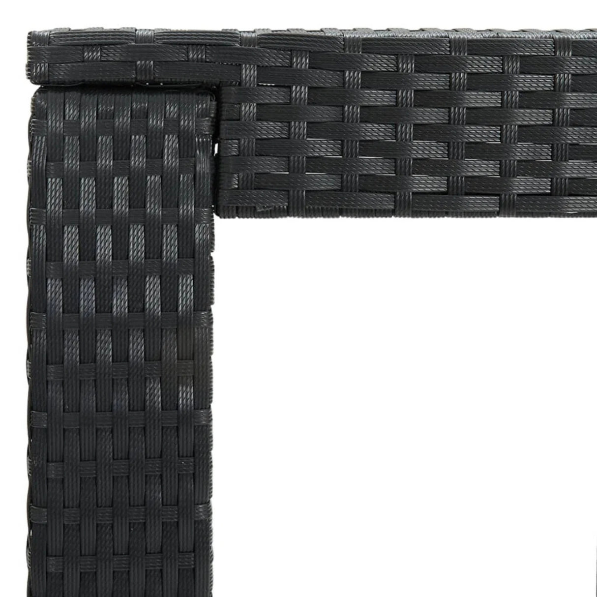 Outdoor Rattan Wicker High Top Bar Table