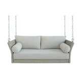 Outdoor Rattan Wicker Hanging Swing Chair with Cushion