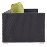Outdoor All-Weather Wicker 3-Seater Sofa