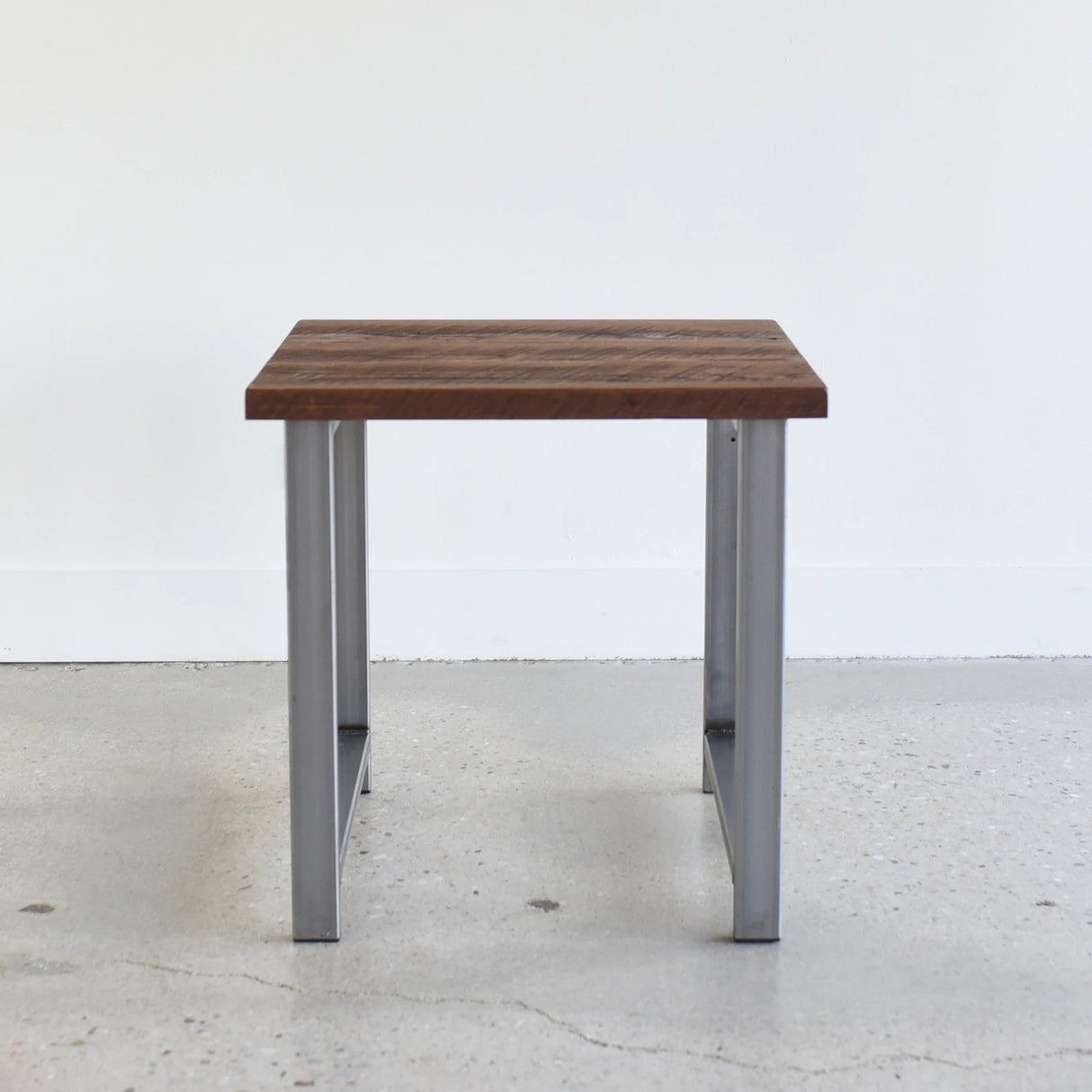 Modern Sheesham Wood Top End Table