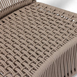 3-Piece Outdoor Beige Rope Patio Set