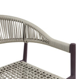 2-Piece Outdoor Rope Patio Dining Chairs