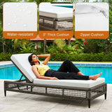 Outdoor All-Weather Rope Lounger with Cushions
