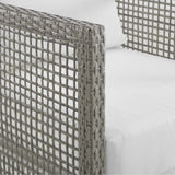 Outdoor Wicker Woven 6 Pieces Sectional Patio Furniture Set