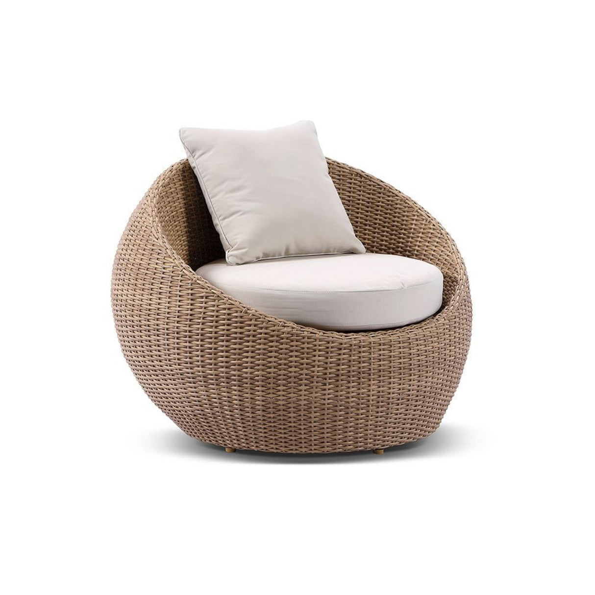 Outdoor Wicker 5-Seater Sofa Set With Glass Top Tables