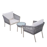 3-Piece Rope Patio Set - Perfect for Outdoor